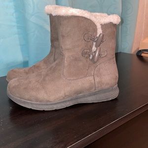 Fur lined boots